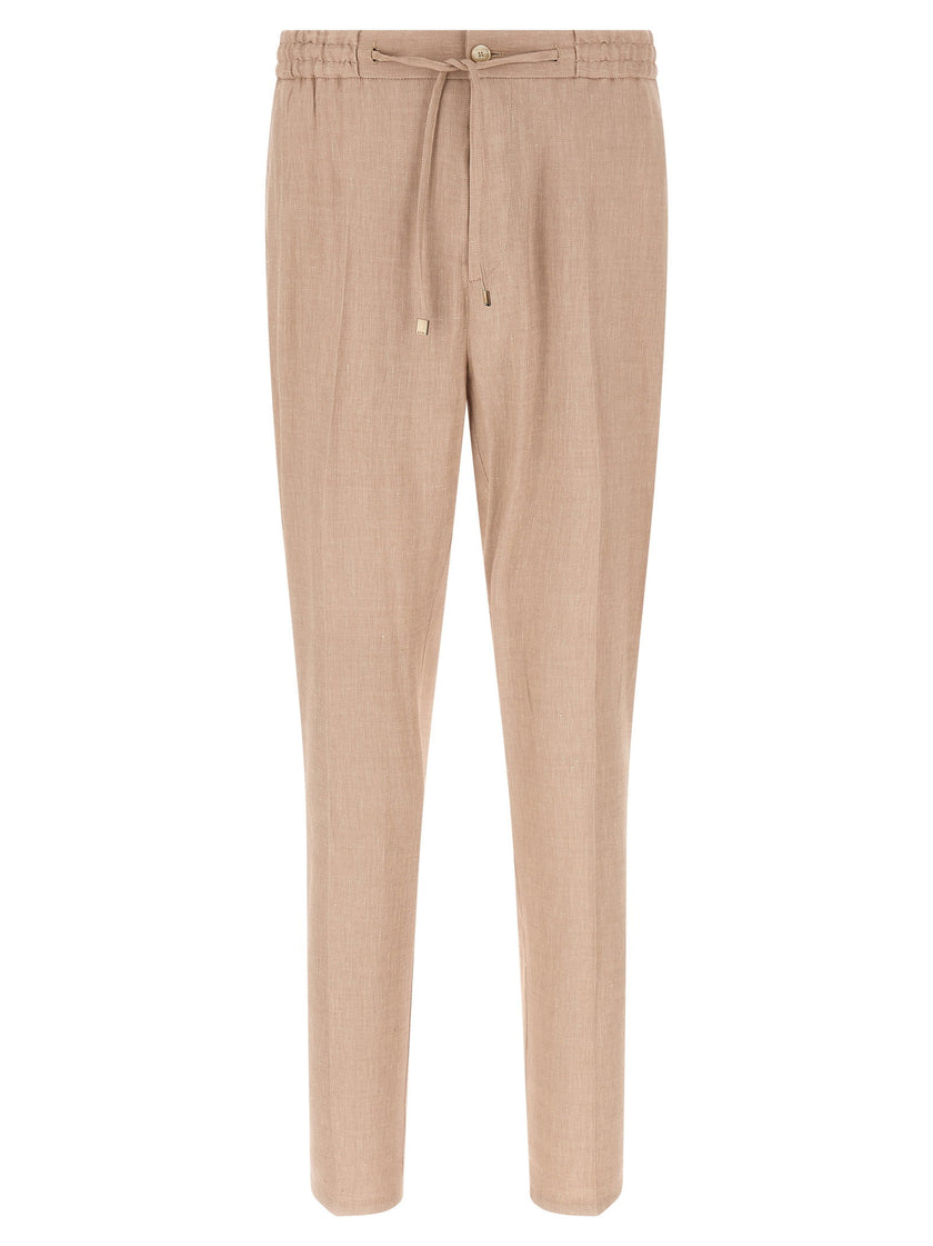 Etro Flamed Linen Joggers