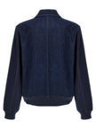 Wales Bonner The Echo Denim Varsity Jacket