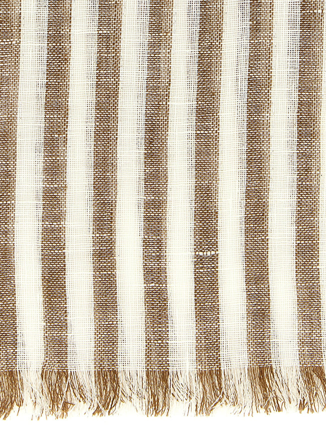 Brunello Cucinelli Sparkling Linen Scarf