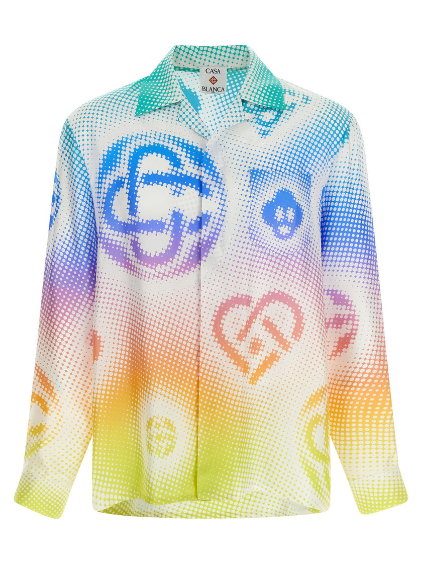 Casablanca Halftone Logo Shirt