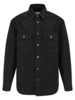 Casablanca Laser Monogram Denim Overshirt