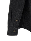 Casablanca Laser Monogram Denim Overshirt