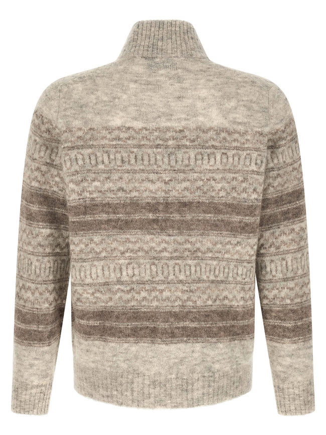Brunello Cucinelli Nordic Jacquard Cardigan