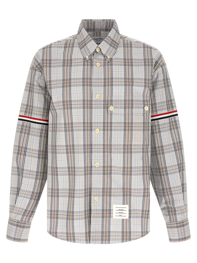 Thom Browne Oversized Rwb Shirt