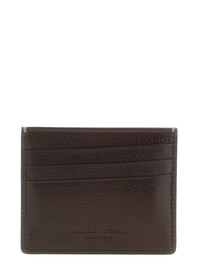Brunello Cucinelli Leather Cardholder