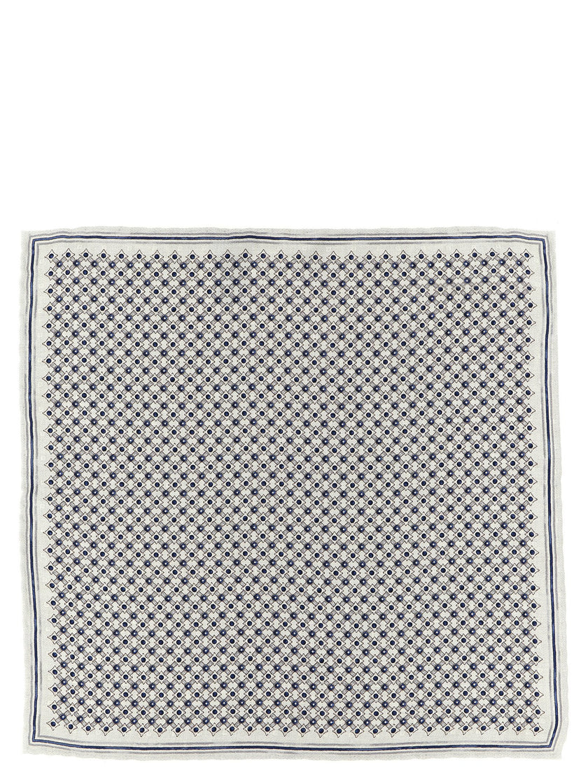 Brunello Cucinelli Double Face Silk Pocket Clutch Bag