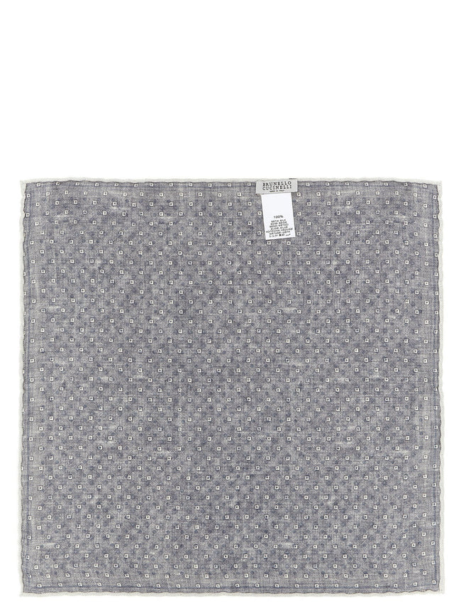 Brunello Cucinelli Double Face Silk Pocket Clutch Bag