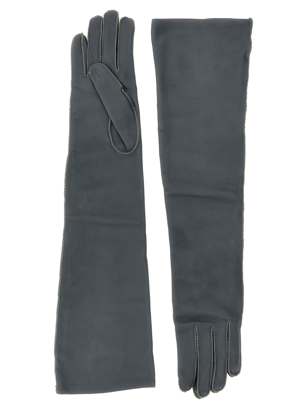 Agnona Long Leather Gloves