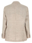 Brunello Cucinelli Pinstripe Twill Blazer
