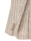 Brunello Cucinelli Pinstripe Twill Blazer