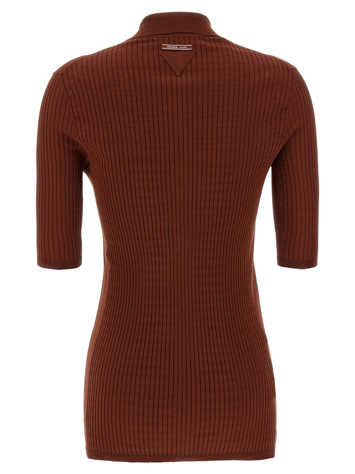 Prada Ribbed Polo Shirt