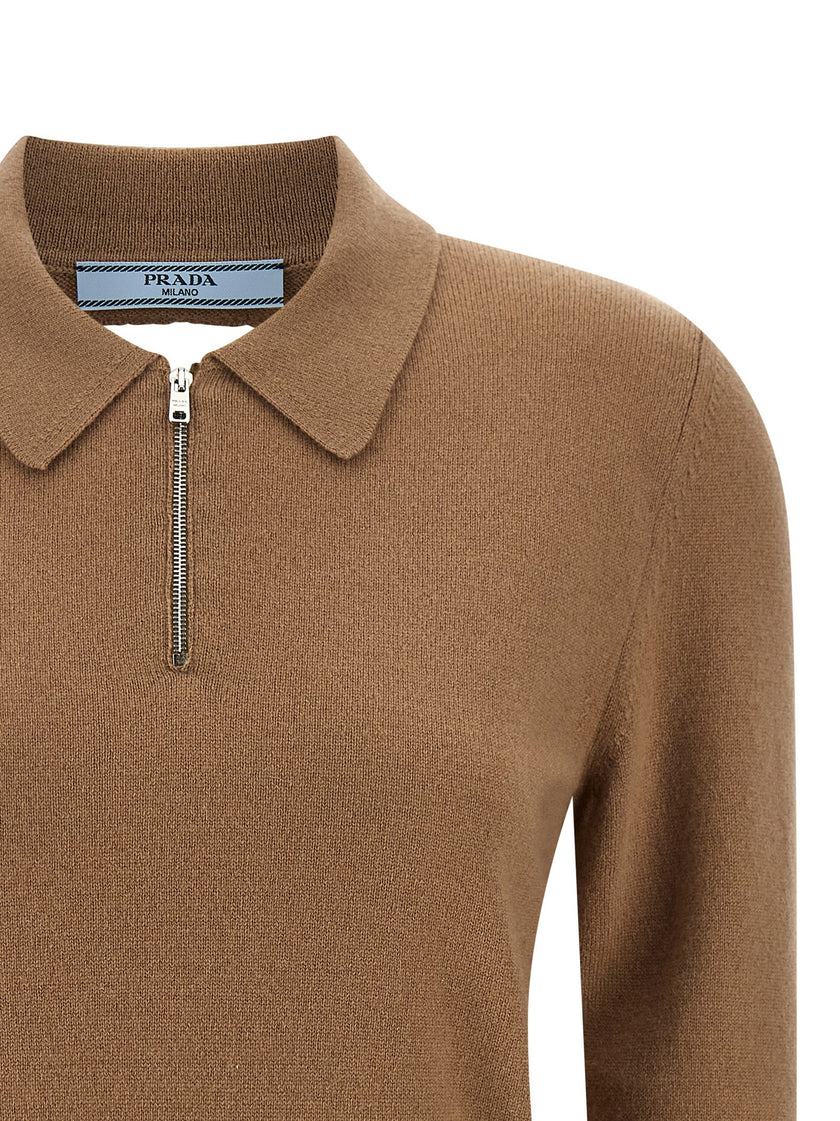 Prada Wool Polo Shirt