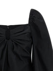 Carolina Herrera Puff Sleeve Top