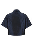 Prada Cropped Taffeta Shirt