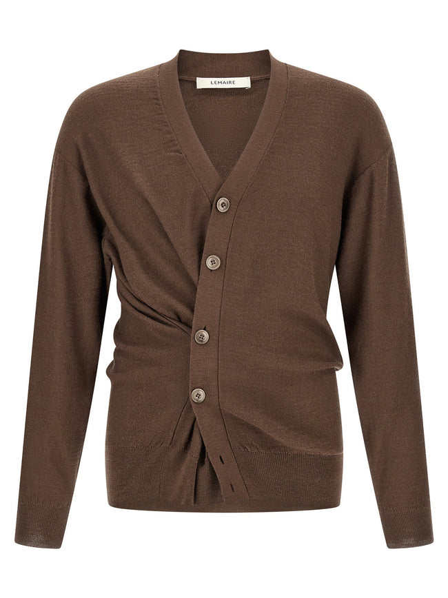 Lemaire Relaxed Twisted Cardigan