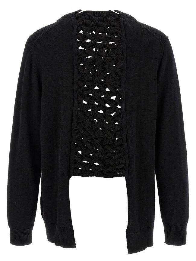 Comme Des Garçons Homme Plus Woven Insert Cardigan