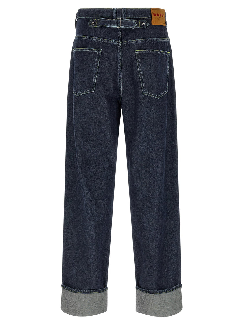 Marni Logo Embroidery Jeans