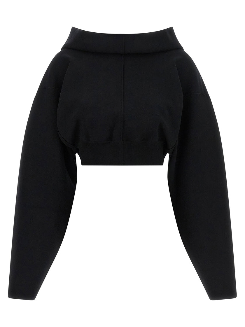 Rick Owens Cropped Hoodie