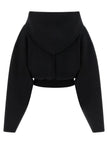 Rick Owens Cropped Hoodie