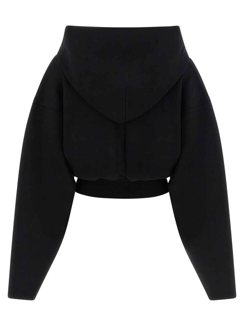 Rick Owens Cropped Hoodie