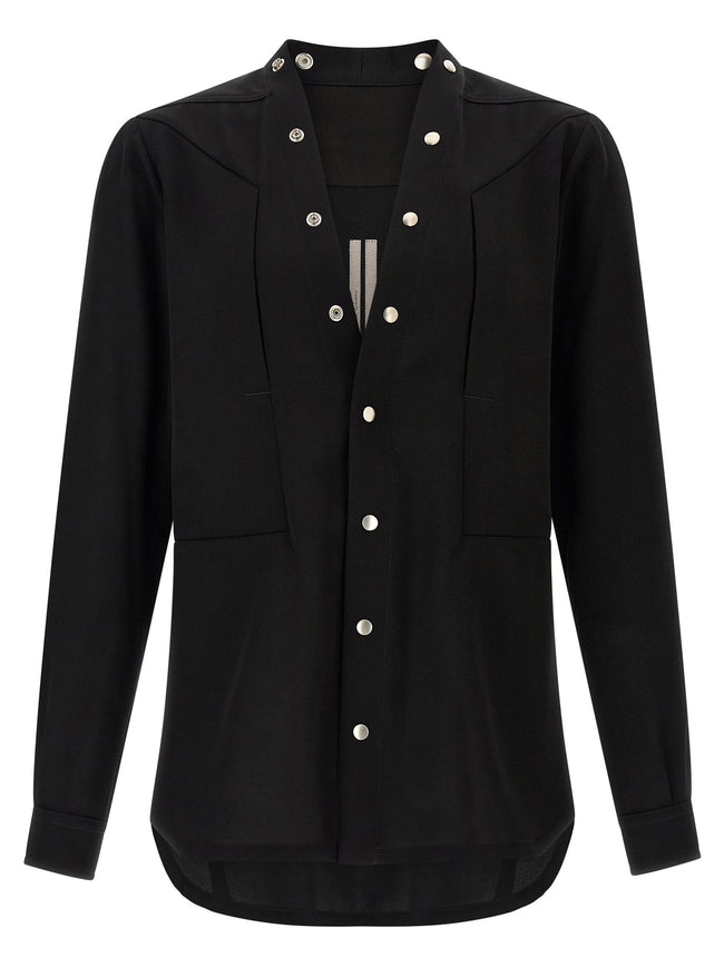 Rick Owens Larry Frogpocket Shirt