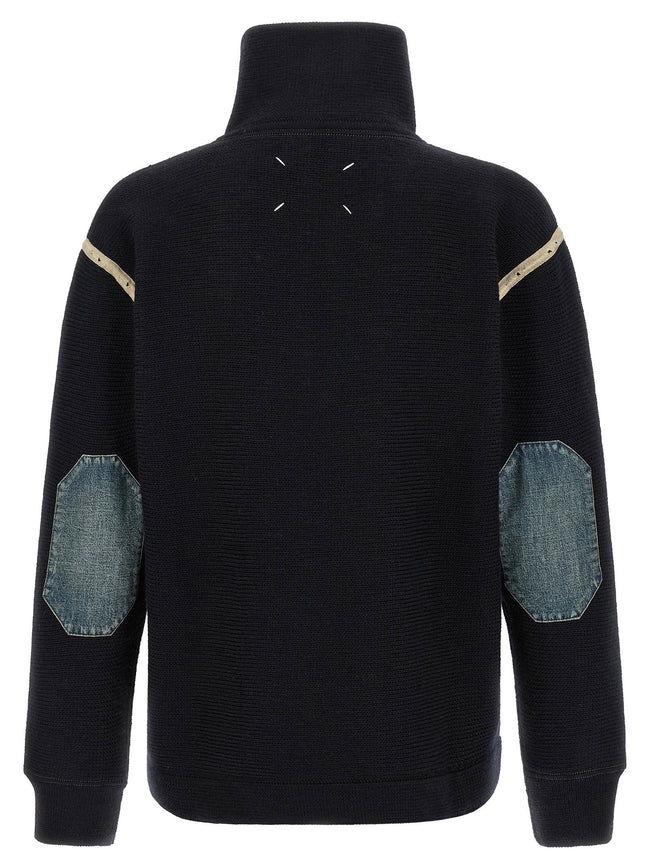 Maison Margiela Denim Patch Sweater