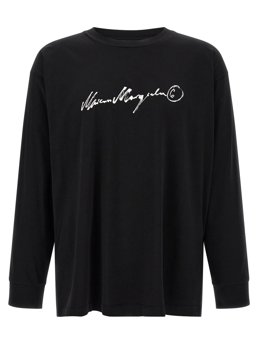 Mm6 Maison Margiela Handwriting Print T-shirt