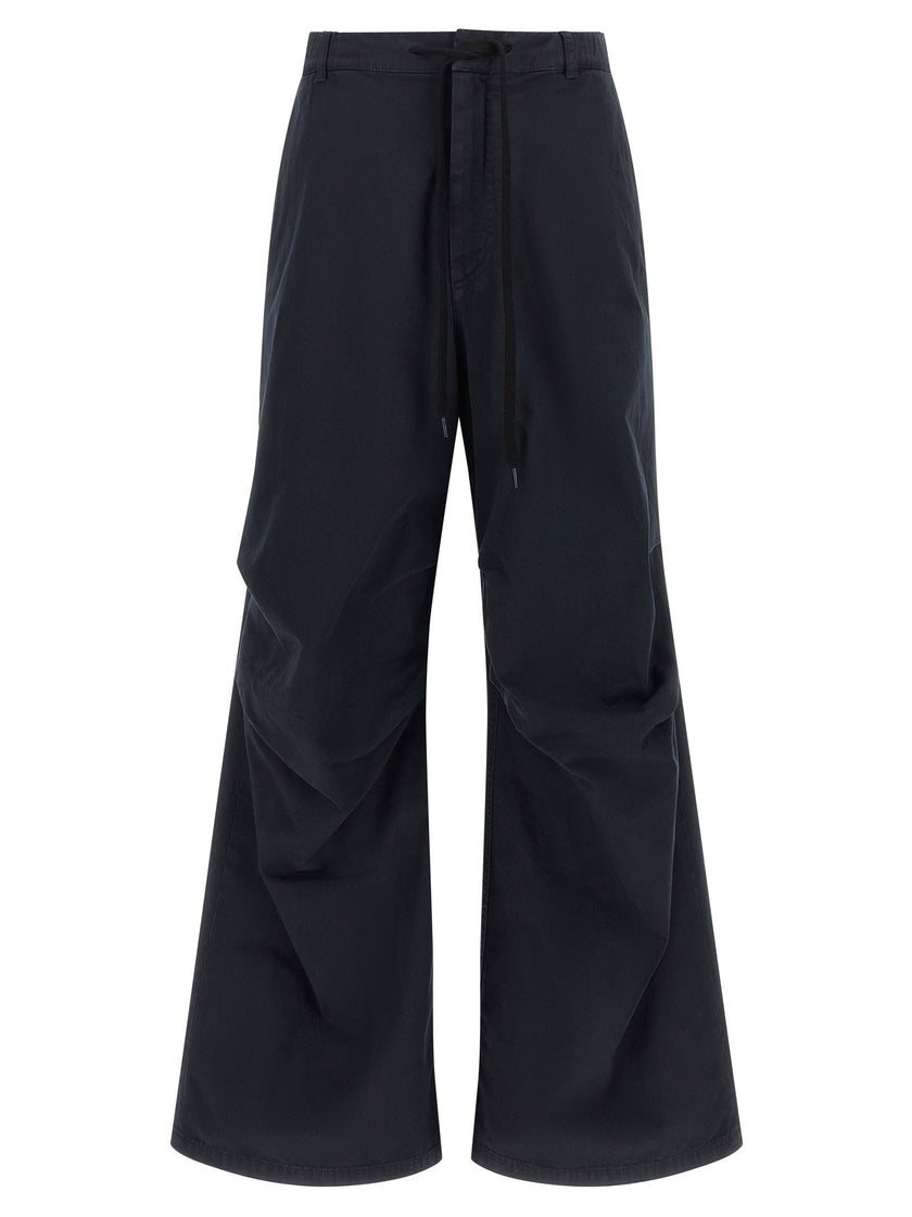 Mm6 Maison Margiela White Stitch Line Pants