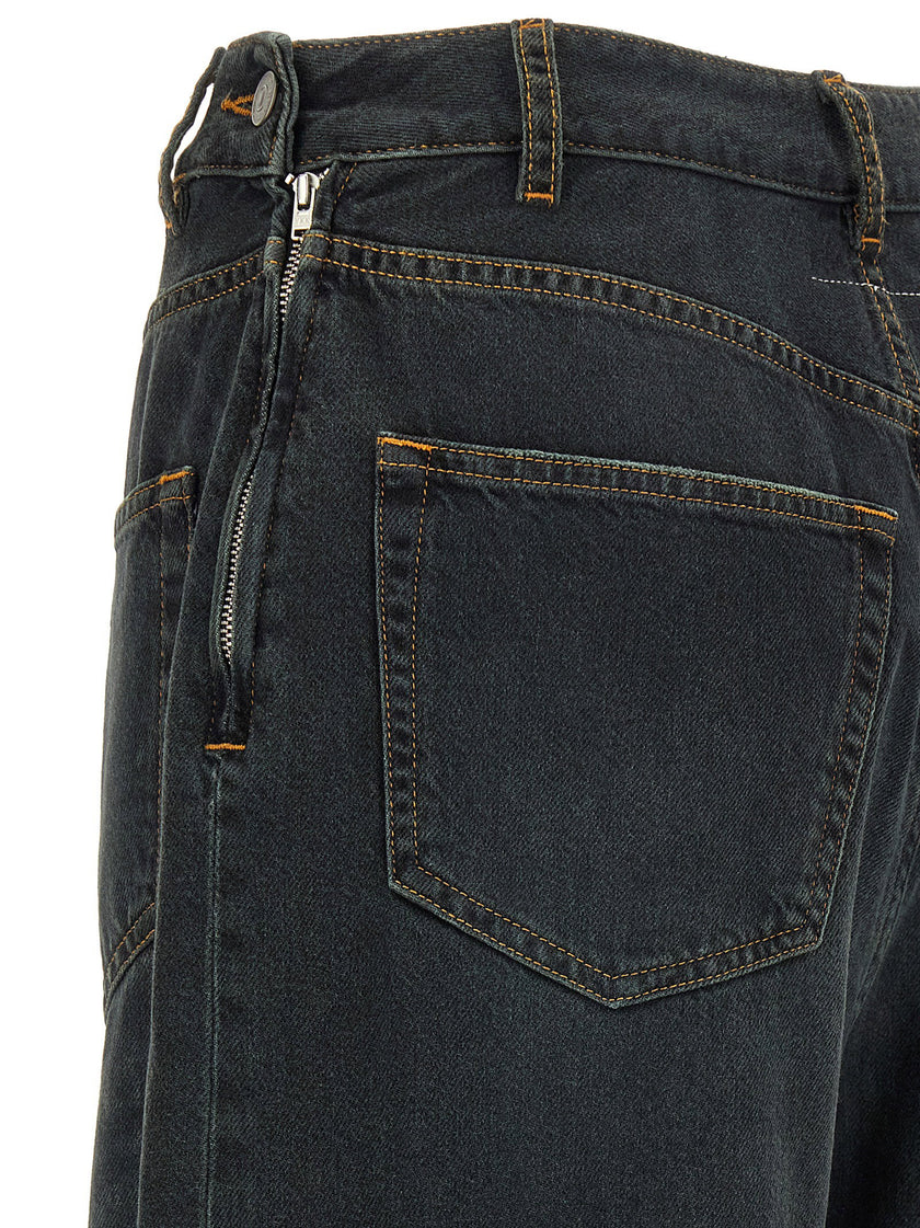 Mm6 Maison Margiela Asymmetrical Structure Jeans