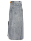 Mm6 Maison Margiela Asymmetrical Construction Skirt