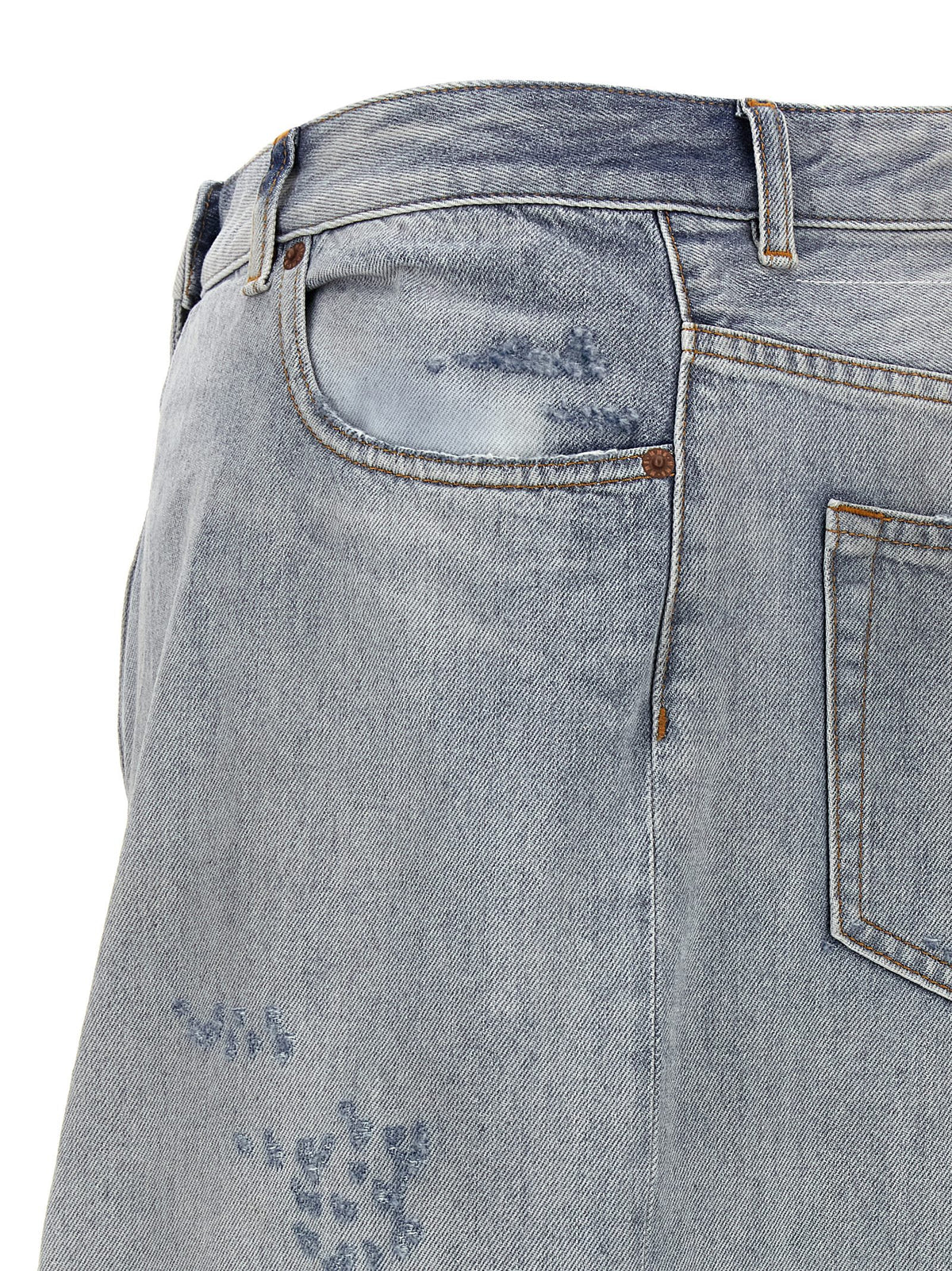 Mm6 Maison Margiela Asymmetrical Construction Skirt
