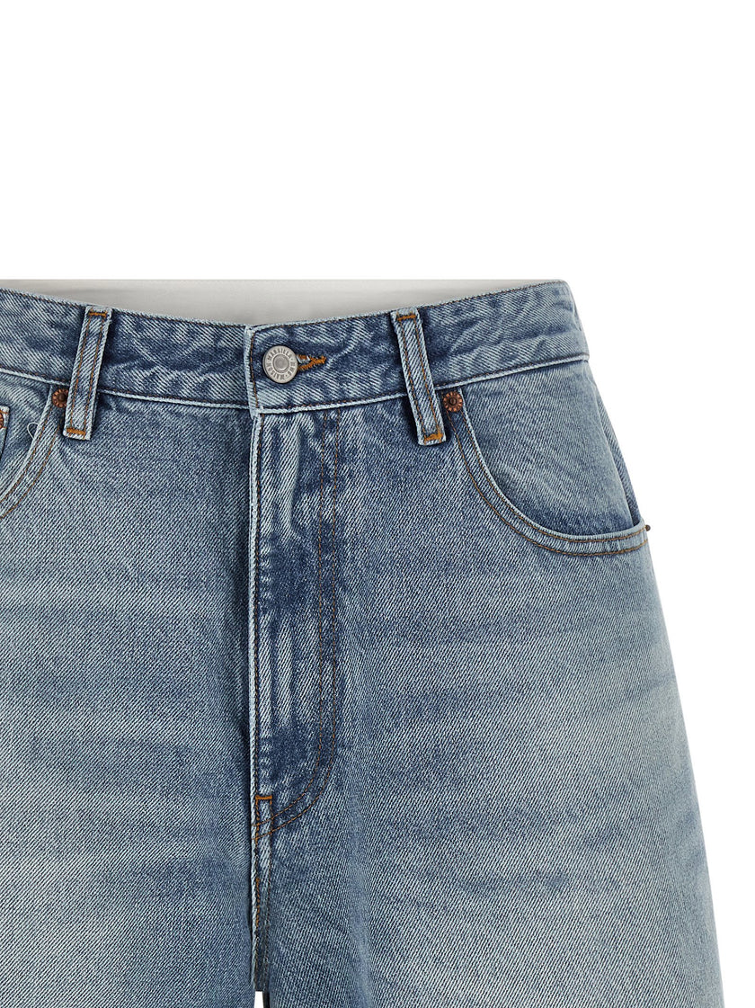 Mm6 Maison Margiela White Carré Bermuda Shorts