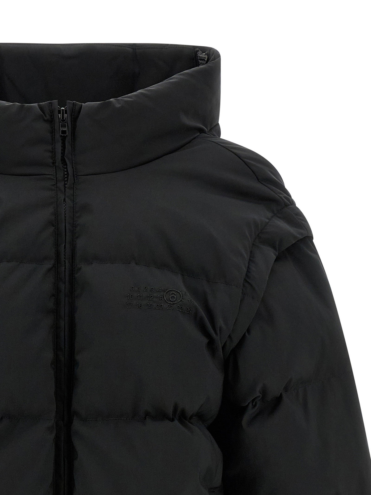 Mm6 Maison Margiela Numeric Signature Mm6 Embroidery Down Jacket