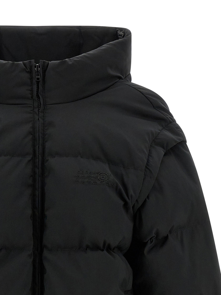 Mm6 Maison Margiela Numeric Signature Mm6 Embroidery Down Jacket