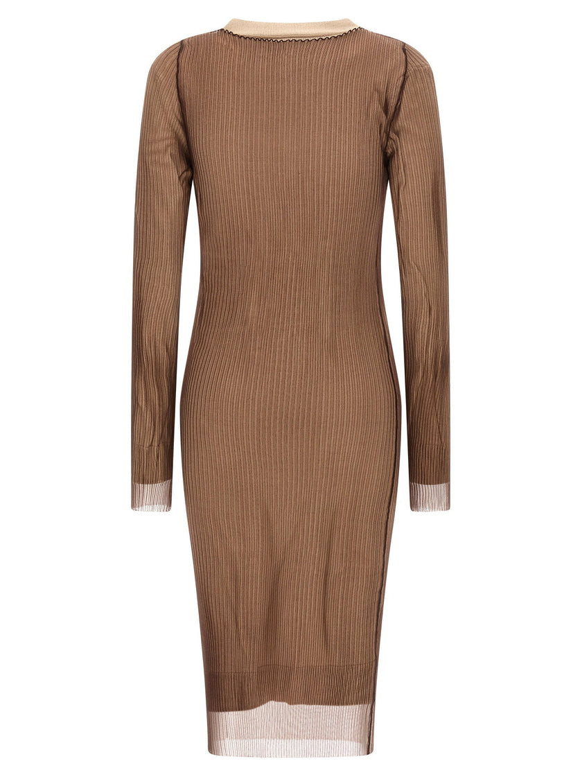 Mm6 Maison Margiela Trapped Double Layer Dress