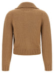 Mm6 Maison Margiela White Stitch Line Cardigan