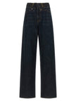 Mm6 Maison Margiela Raw Cut Waist Jeans