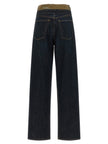 Mm6 Maison Margiela Raw Cut Waist Jeans