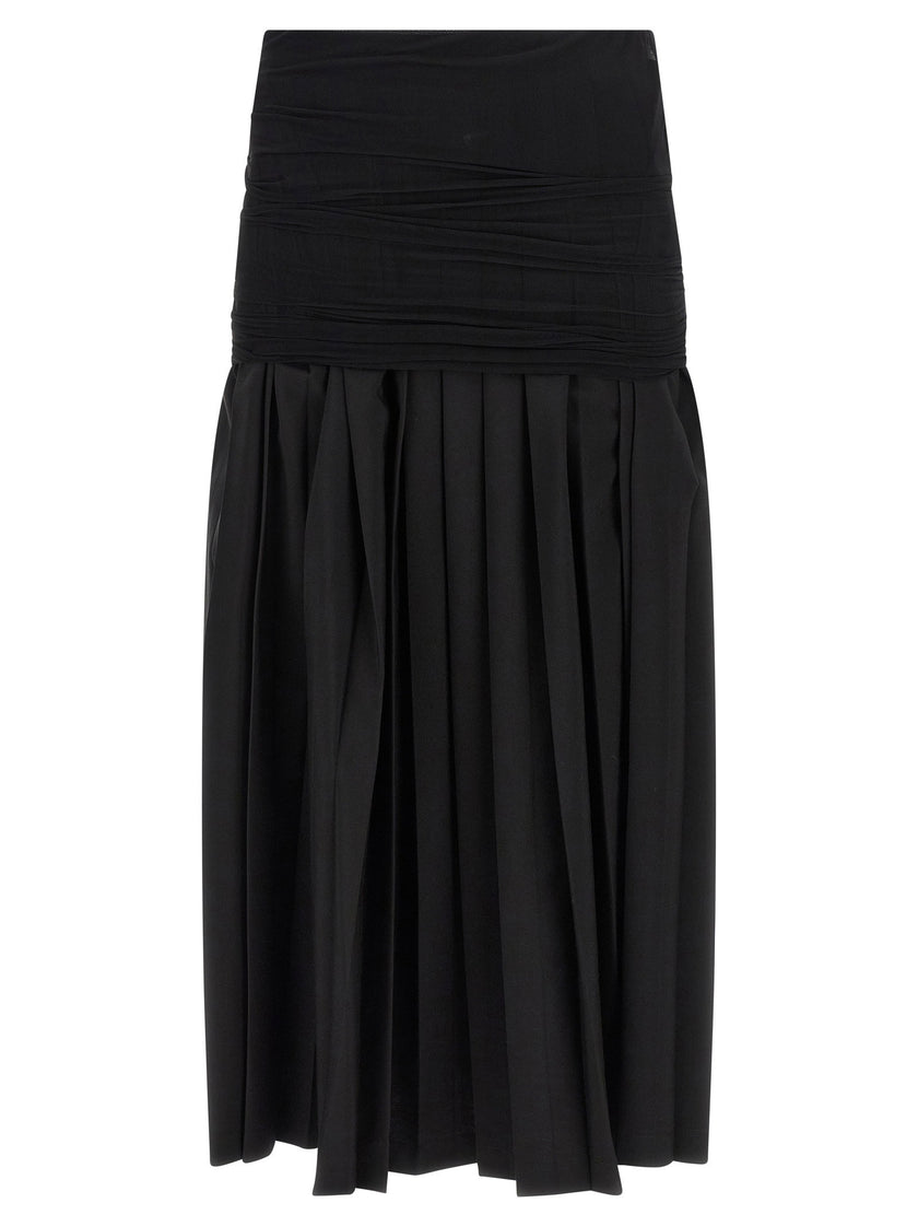 Mm6 Maison Margiela Double Layer Skirt