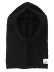 Mm6 Maison Margiela Bouclé Balaclava With Logo