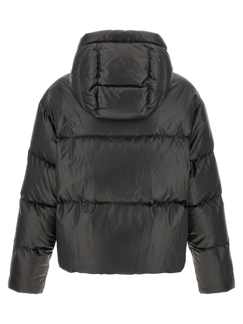Mm6 Maison Margiela Lacquered Finish Down Jacket