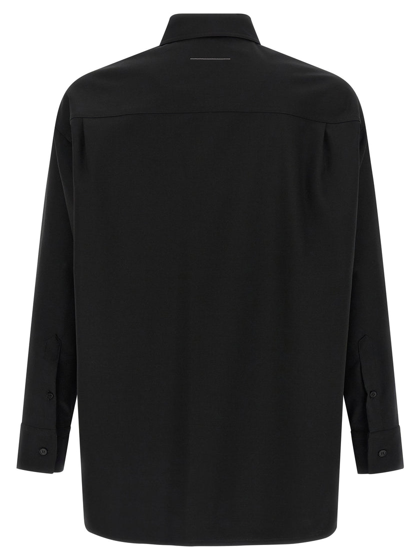 Mm6 Maison Margiela Jacquard Label Shirt