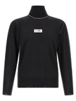 Mm6 Maison Margiela Turtleneck Sweater With Contrast Stitching