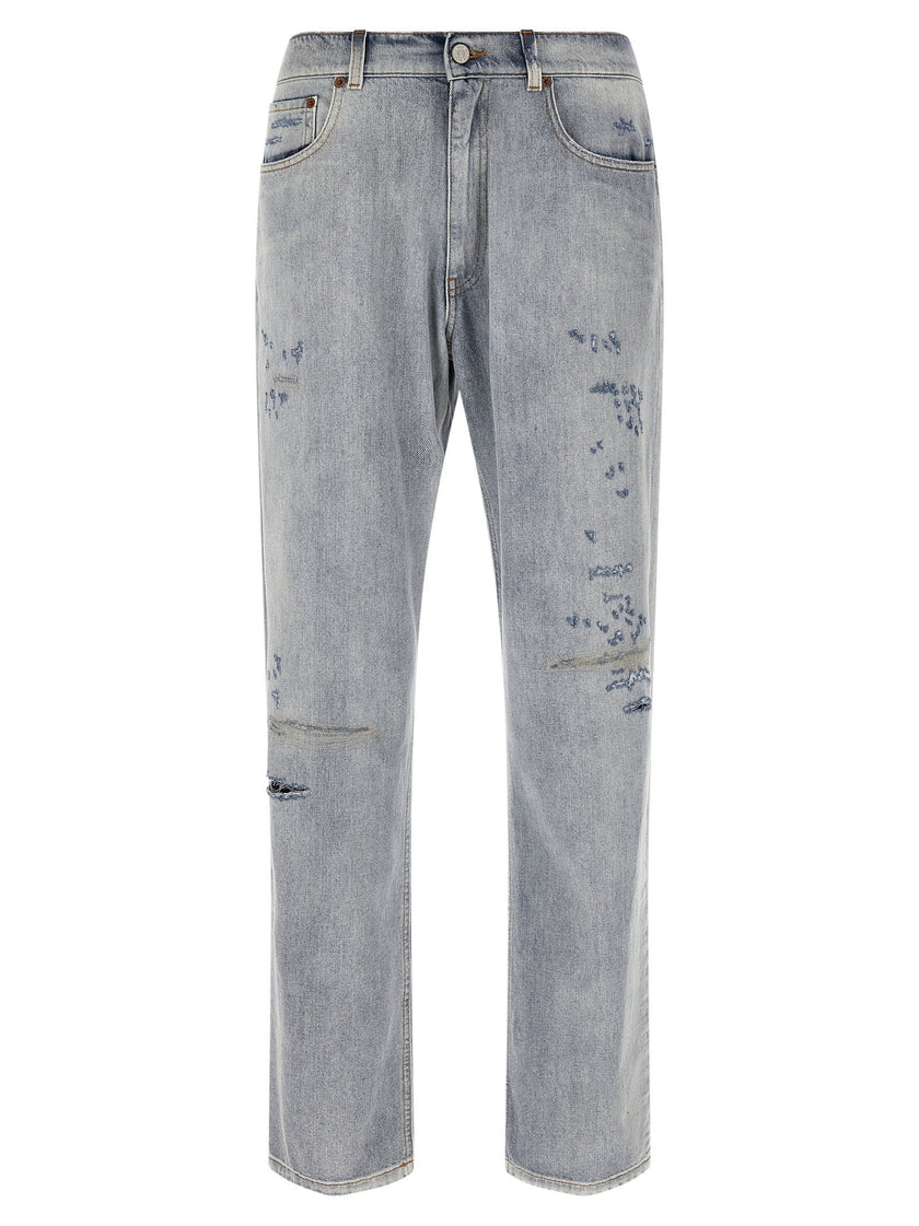 Mm6 Maison Margiela Used Effect Jeans
