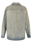 Mm6 Maison Margiela Numeric Signature Mm6 Denim Shirt