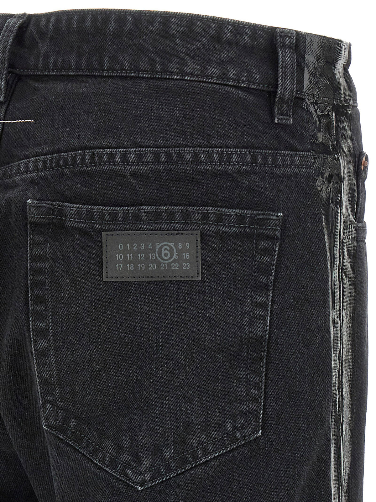 Mm6 Maison Margiela Taped Jeans