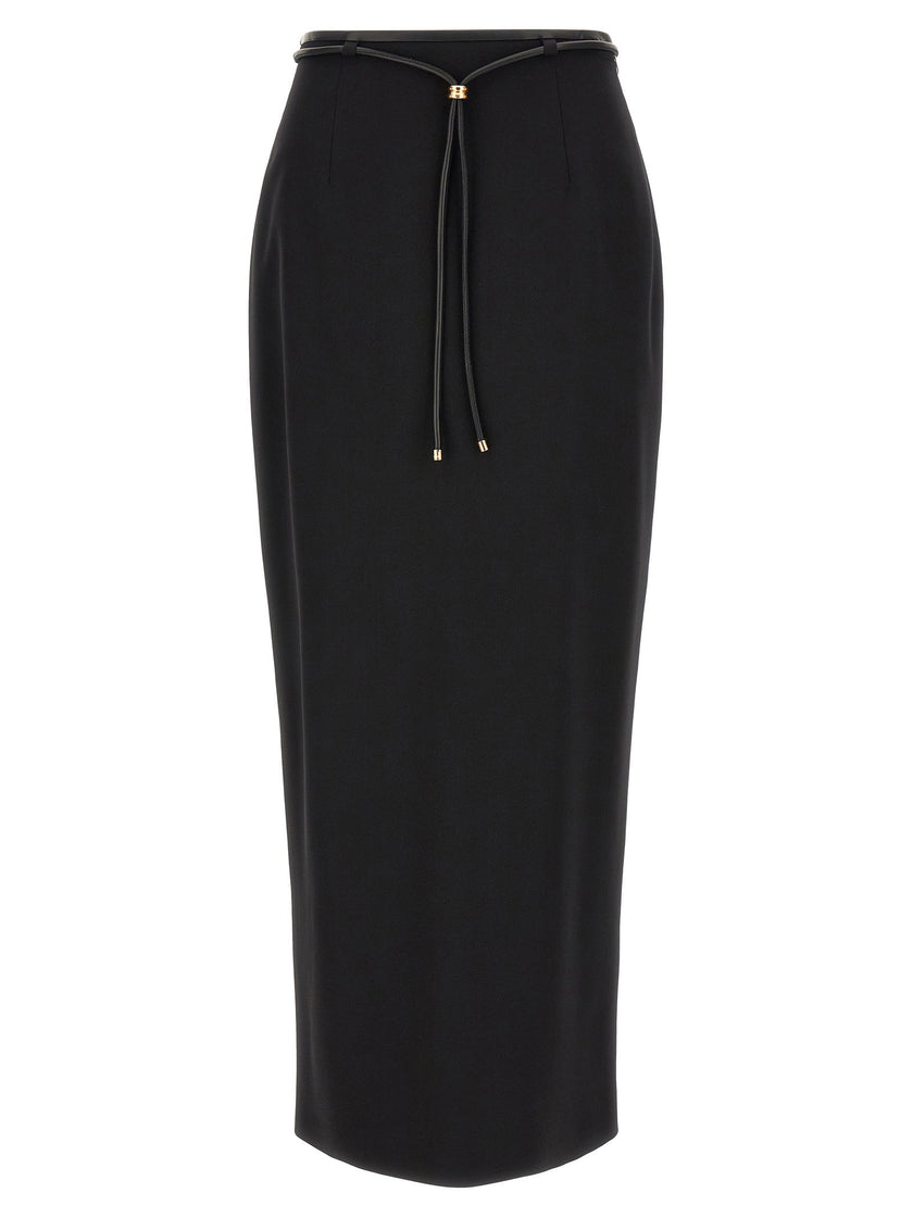 Agnona Skirt With Drawstring Belt
