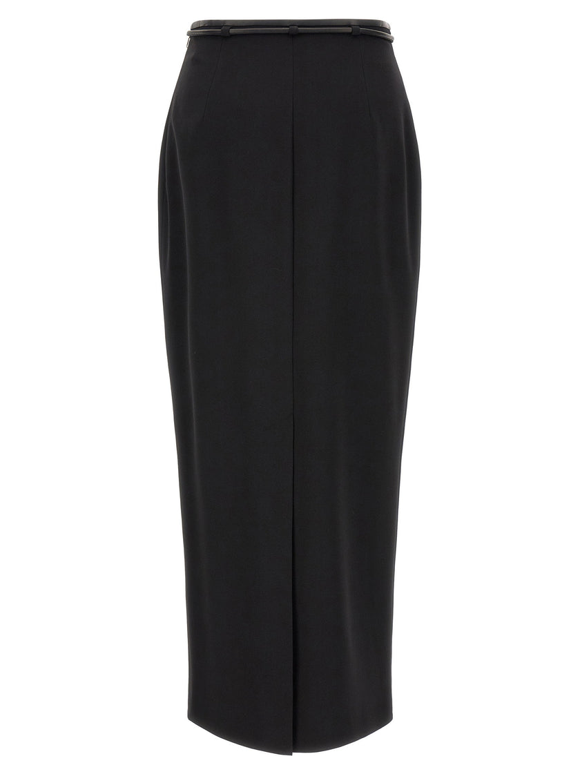 Agnona Skirt With Drawstring Belt