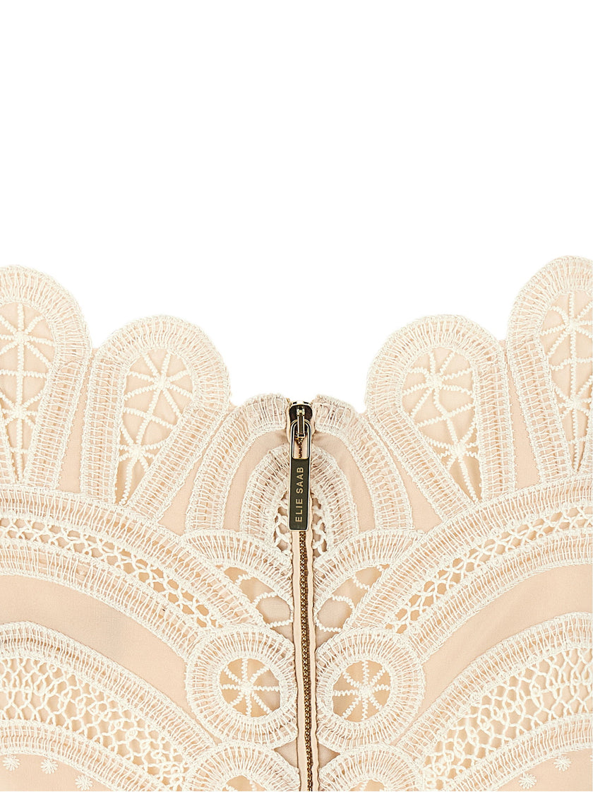 Elie Saab Macramé Bralette
