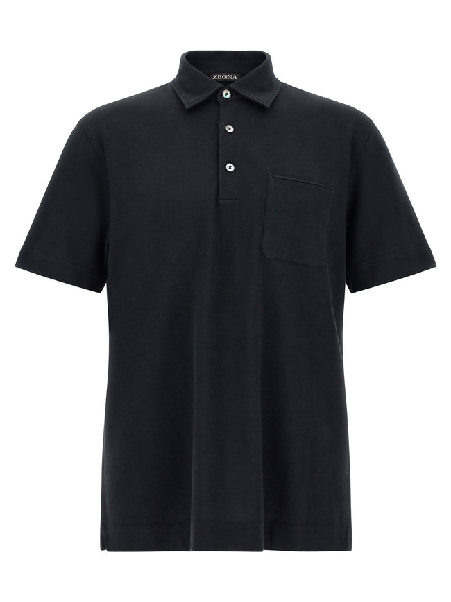 Zegna Polo Shirt With Pocket